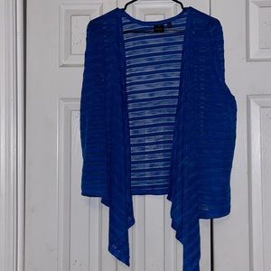 Electric Blue long sleeve cardigan